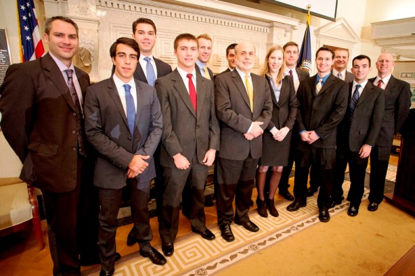 Bernanke with team